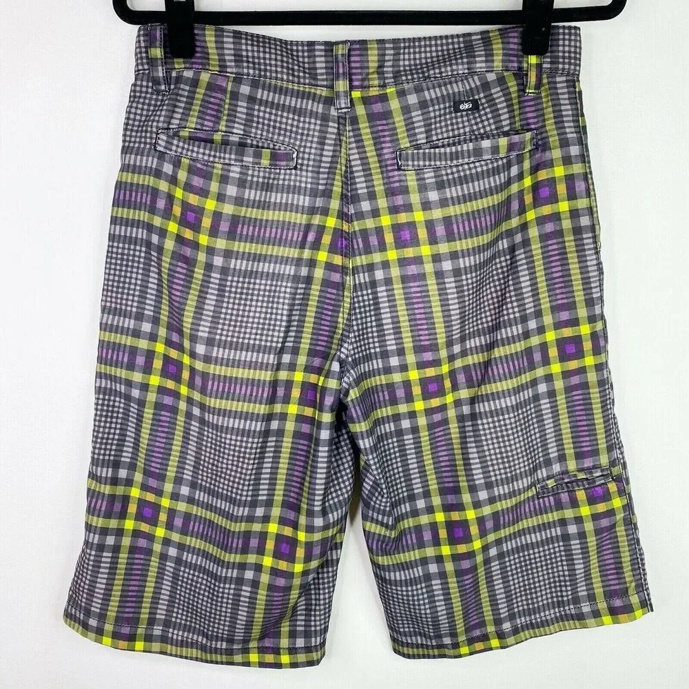 Nike 6.0 Plaid Shorts Size 20 Boys Youth Kids